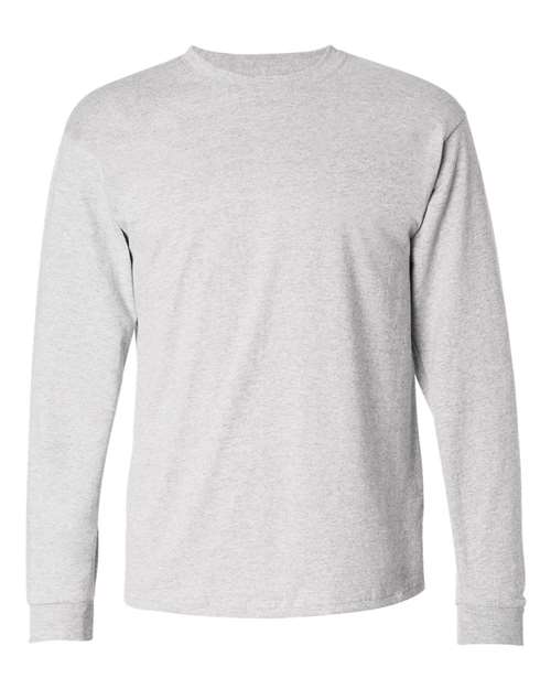 Hanes Unisex Authentic Long Sleeve T-Shirt in Ash