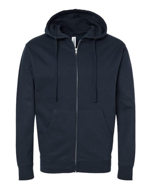 Independent Trading Co. Unisex Midweight Full-Zip Hooded Sweatshirt