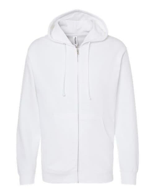 Independent Trading Co. Unisex Midweight Full-Zip Hooded Sweatshirt