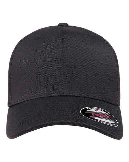 Flexfit Ultrafiber Mesh Cap in Black