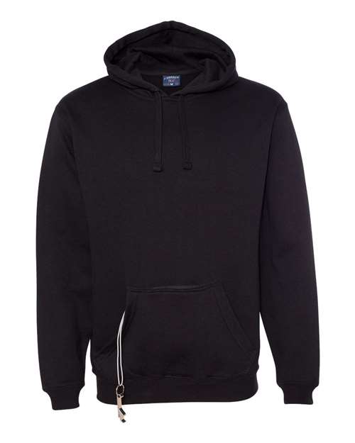 J. America Men's Tailgate Hooded Sweatshirt in Black