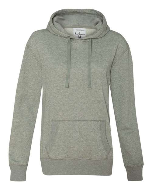 J. America Women’s Glitter French Terry Hooded Sweatshirt