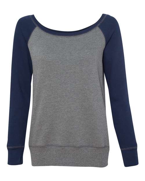 BELLA + CANVAS Women’s Sponge Fleece Wide Neck Sweatshirt