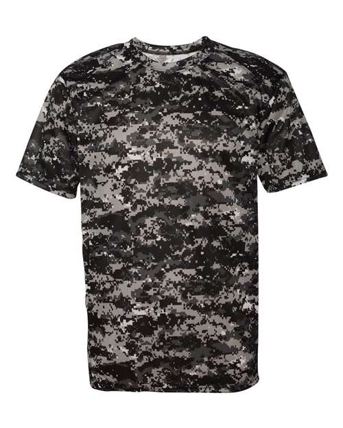 Badger Men's Digital Camo T-Shirt in Black Digital