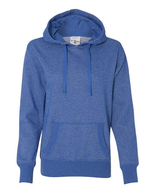 J. America Women’s Glitter French Terry Hooded Sweatshirt