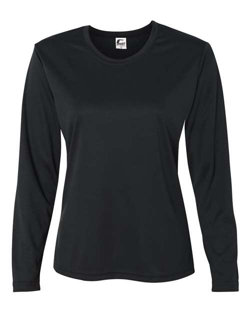 C2 Sport Women's Performance Long Sleeve T-Shirt in Black