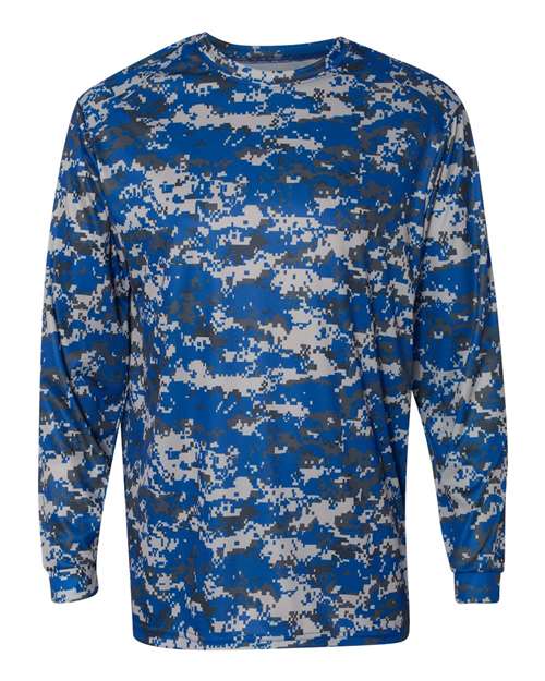 Badger Men's Digital Camo Long Sleeve T-Shirt