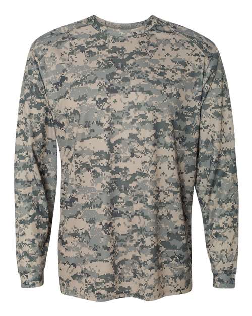 Badger Men's Digital Camo Long Sleeve T-Shirt