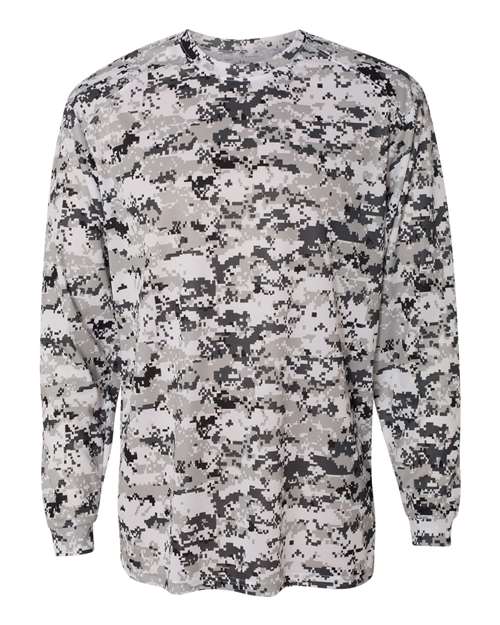 Badger Men's Digital Camo Long Sleeve T-Shirt