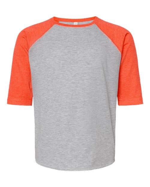 LAT Youth Baseball Fine Jersey Three-Quarter Sleeve Tee