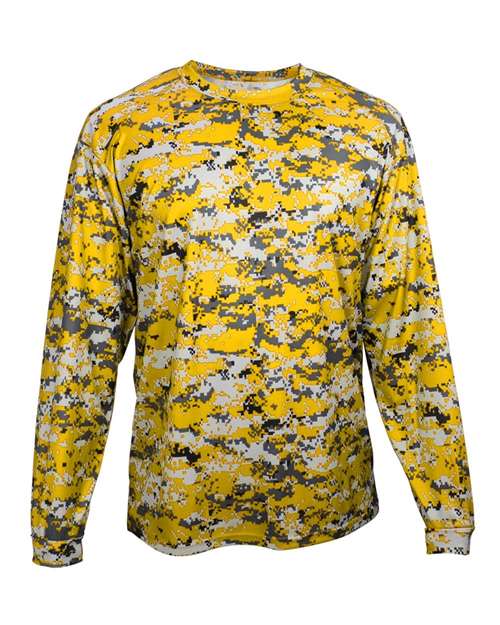 Badger Men's Digital Camo Long Sleeve T-Shirt