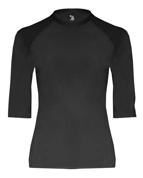 Badger Men's Pro-Compression Half Sleeve T-Shirt in Black
