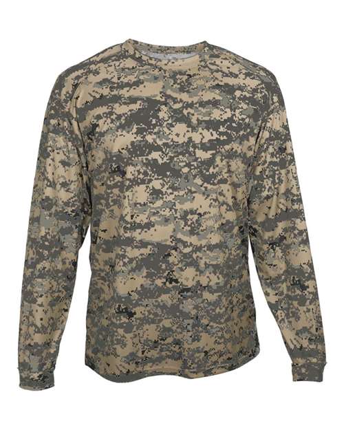 Badger Youth Digital Camo Long Sleeve T-Shirt
