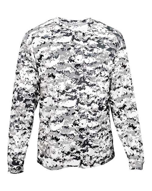 Badger Youth Digital Camo Long Sleeve T-Shirt