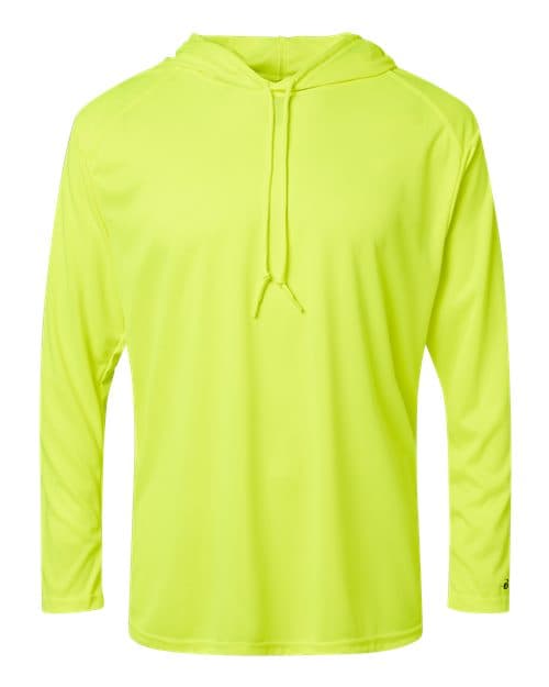 Badger Unisex B-Core Hooded Long Sleeve T-Shirt