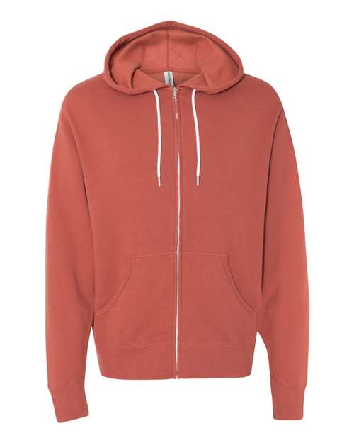 Independent Trading Co. Unisex Lightweight Full-Zip Hooded Sweatshirt