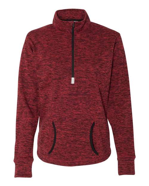 J. America Women's Cosmic Fleece Quarter-Zip Pullover