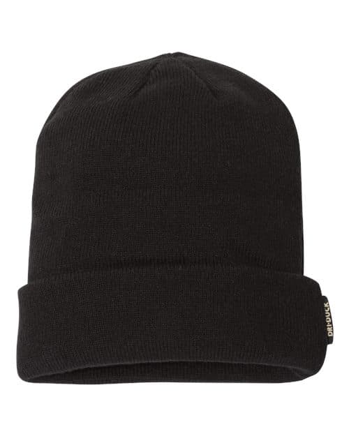 DRI DUCK Basecamp Performance Cuffed Beanie in Black