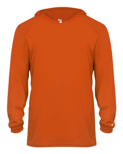 Badger Youth B-Core Hooded Long Sleeve T-Shirt