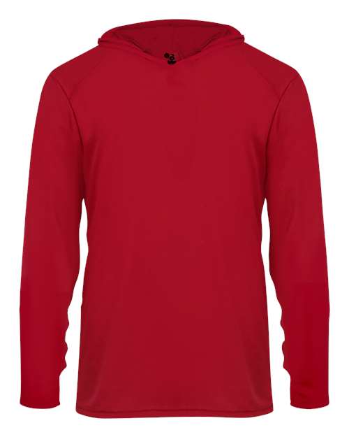 Badger Youth B-Core Hooded Long Sleeve T-Shirt