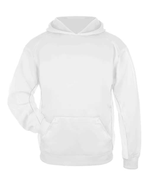 Badger Youth Performance Fleece Hooded Sweatshirt