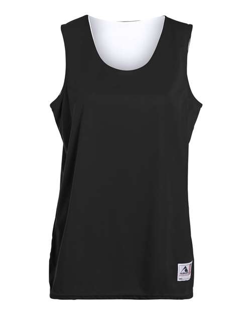 Augusta Sportswear Women's Reversible Wicking Tank Top in Black/ Gold