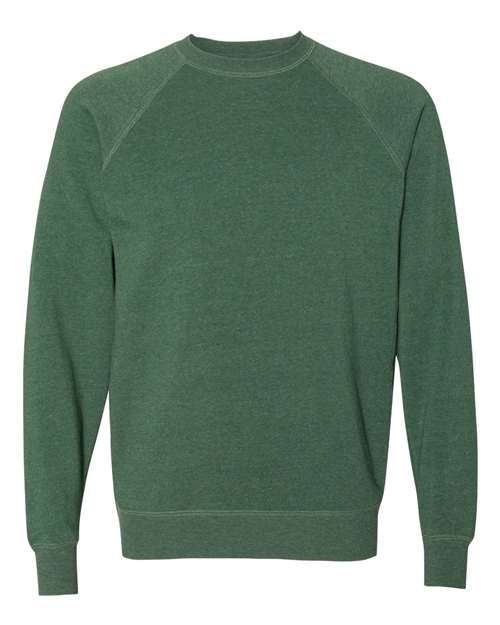 Independent Trading Co. Unisex Special Blend Raglan Crewneck Sweatshirt