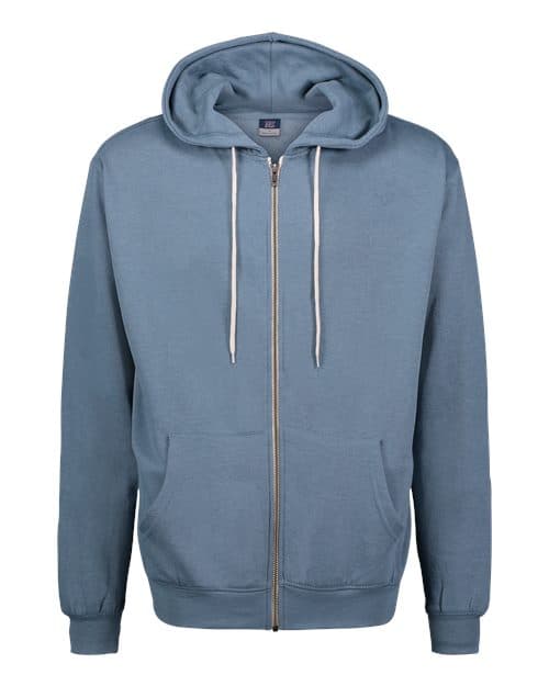 MV Sport Unisex Retro Heather Full-Zip Hooded Sweatshirt