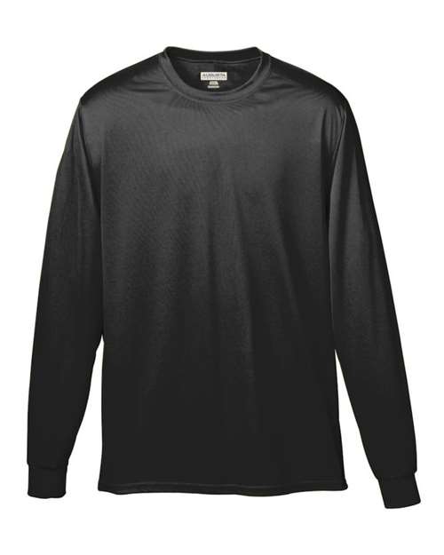 Augusta Sportswear Youth Nexgen Performance Long Sleeve T-Shirt in Black