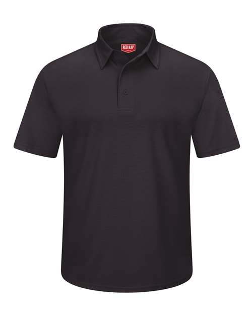 Red Kap Men's Performance Knit® Flex Series Pro Polo in Black