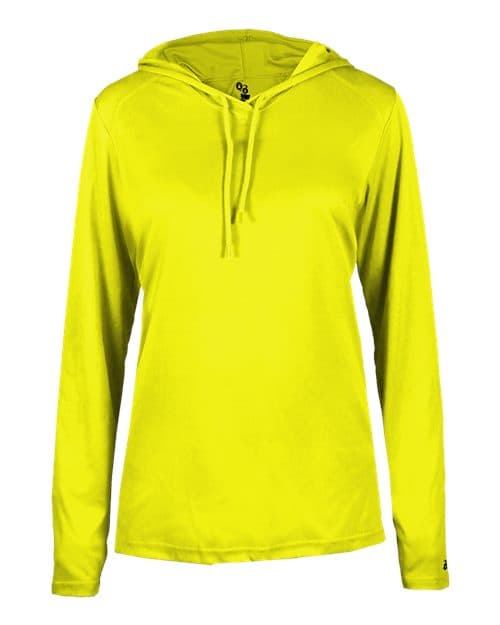 Badger Women's B-Core Hooded Long Sleeve T-Shirt