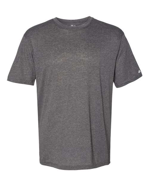 Badger Men's Triblend Performance T-Shirt in Black Heather