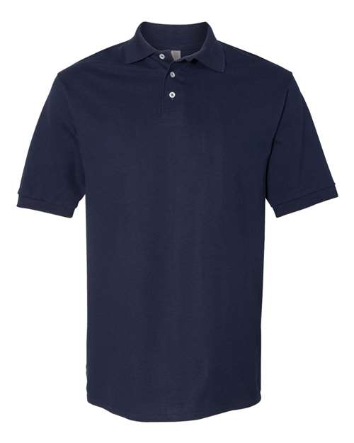 JERZEES Men's 100% Ring-Spun Cotton Piqué Polo in J. Navy
