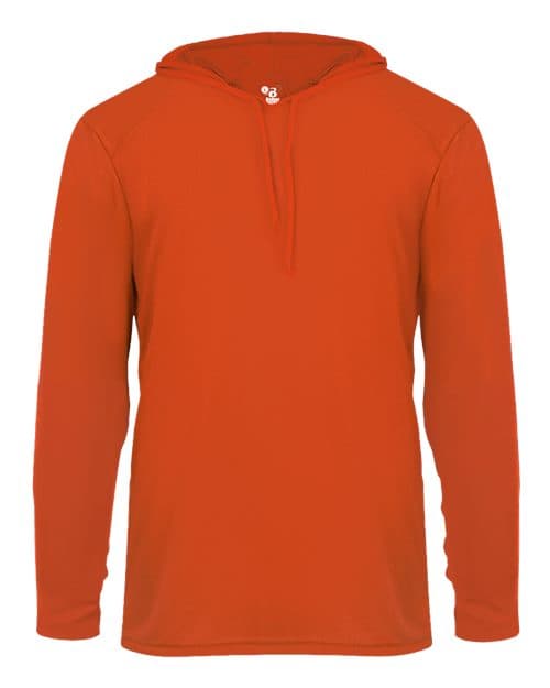 Badger Unisex B-Core Hooded Long Sleeve T-Shirt