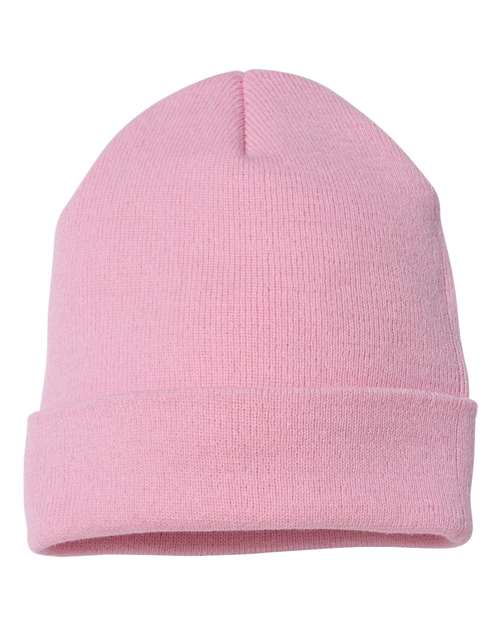YP Classics Cuffed Beanie in Baby Pink
