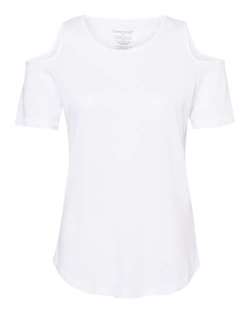 Boxercraft Women's Cold Shoulder T-Shirt
