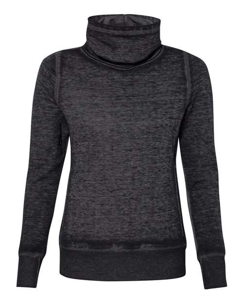 J. America Women’s Zen Fleece Cowl Neck Sweatshirt