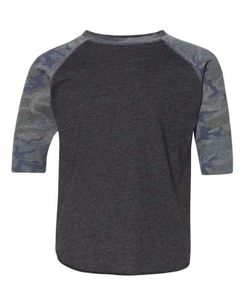 Rabbit Skins Toddler Baseball Fine Jersey Three-Quarter Sleeve Tee
