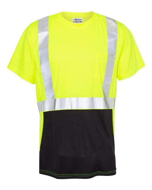 Kishigo Unisex Black Bottom Class 2 T-Shirt