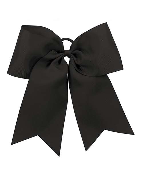 Augusta Sportswear Cheer Hair Bow in Black