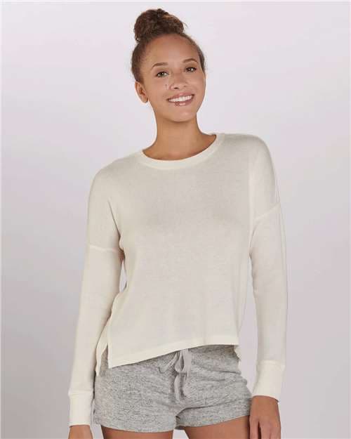 Boxercraft Women's Cuddle Fleece Boxy Crewneck Pullover