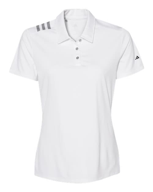 Adidas Women's 3-Stripes Shoulder Polo
