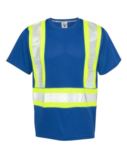 Kishigo Unisex EV Series® Enhanced Visibility Contrast Pocket T-Shirt