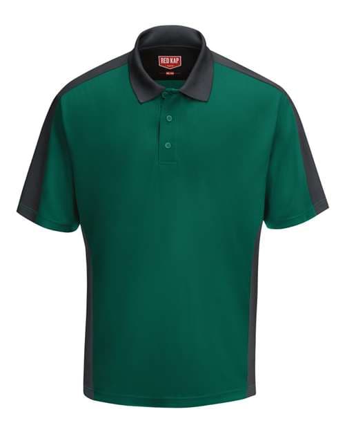 Red Kap Men's Performance Knit Two Tone Polo