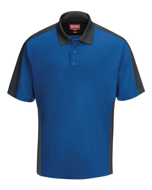 Red Kap Men's Performance Knit Two Tone Polo
