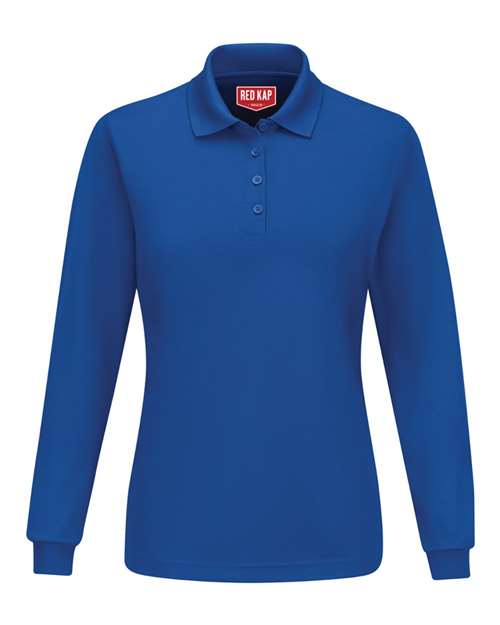 Red Kap Women's Long Sleeve Performance Knit Polo