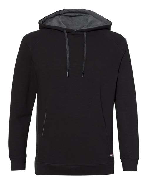 Badger Men's FitFlex French Terry Hooded Sweatshirt in Black
