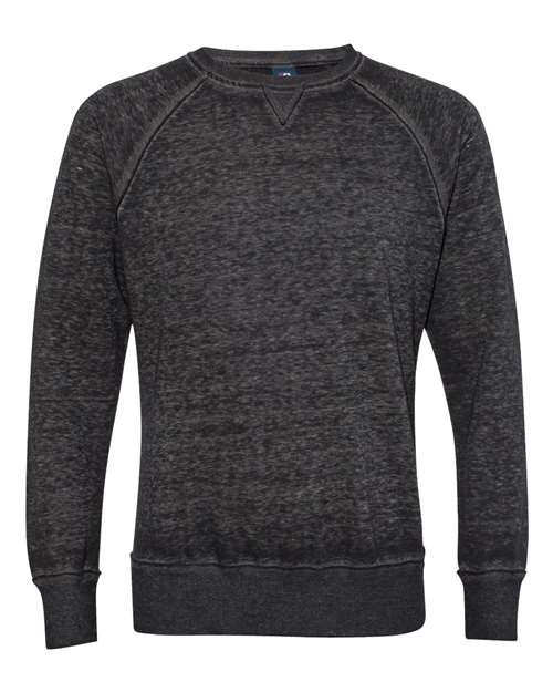 J. America Men's Vintage Zen Fleece Crewneck Sweatshirt