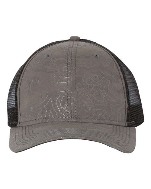 DRI DUCK Territory Trucker Cap in Charcoal
