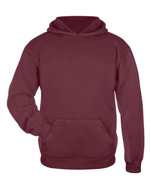 Badger Youth Performance Fleece Hooded Sweatshirt